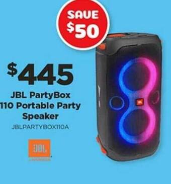 Jbl partybox 110 portable party speaker