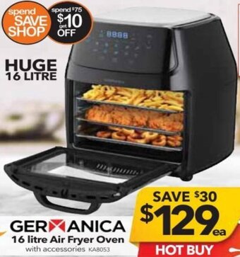 Cheap as Chips Germanica 16 Litre Air Fryer Oven offer
