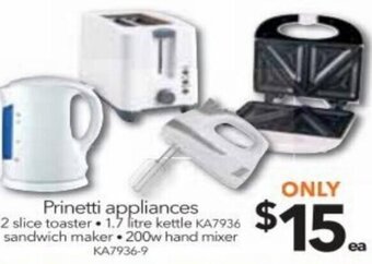 Prinetti Appliances