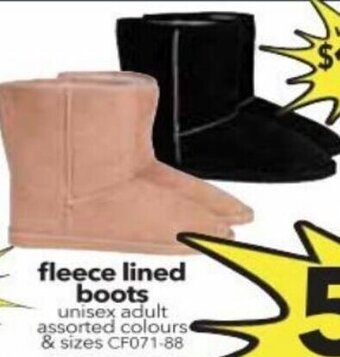 Cheap as Chips Fleece Lined Boots offer