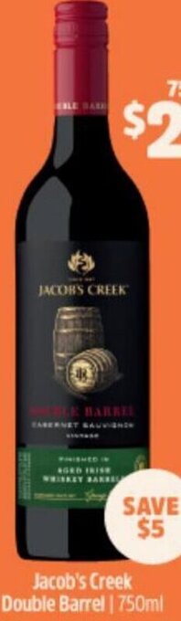 Jacob's Creek Double Barrel 750ml