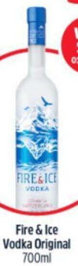 BWS Fire & Ice Vodka Original 700ml offer