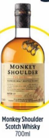 BWS Monkey Shoulder Scotch whisky 700ml offer