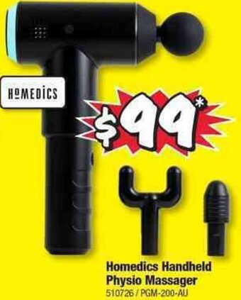 JB Hi-Fi Homedics Handheld Physio Massager offer