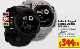 JB Hi-Fi Instinct - Rugged Reliable Outdoor GPS Watch offer
