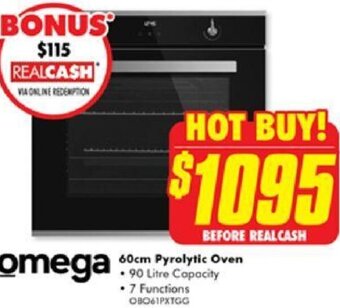 The Good Guys 60cm Pyrolytic Oven offer