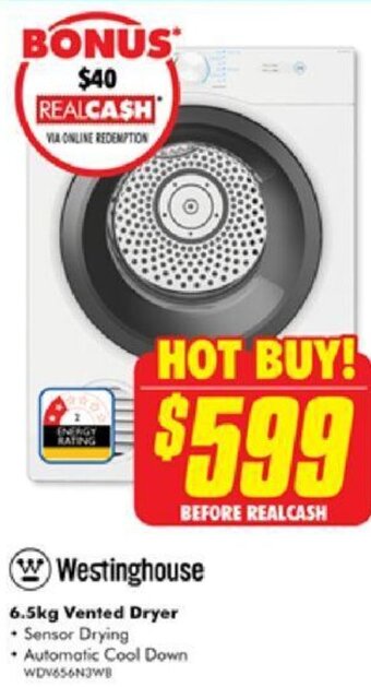The Good Guys 6.5kg Vented Dryer offer