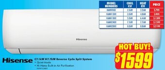 The Good Guys C7.1kw H7.7kW Reverse Cycle Split System offer