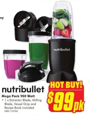 The Good Guys Nutribullet Mega Pack 900 Watt offer