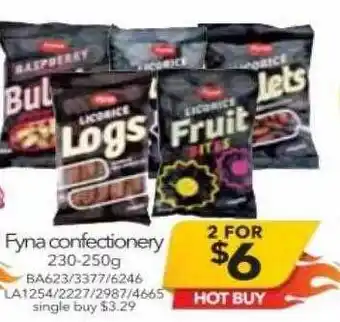 Cheap as Chips Fyna confectionery offer