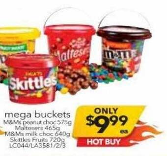 Cheap as Chips Mega buckets offer