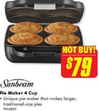 The Good Guys Pie Maker 4 Cup offer