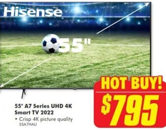 The Good Guys 55" A7 Series UHD 4K Smart TV 2022 offer