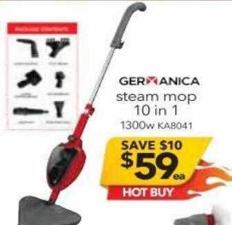 Cheap as Chips Germanica steam mop 10 in 1 offer