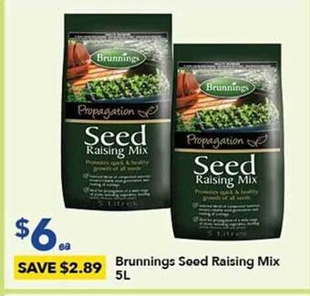 Ritchies Brunnings seed raising mix 5l offer