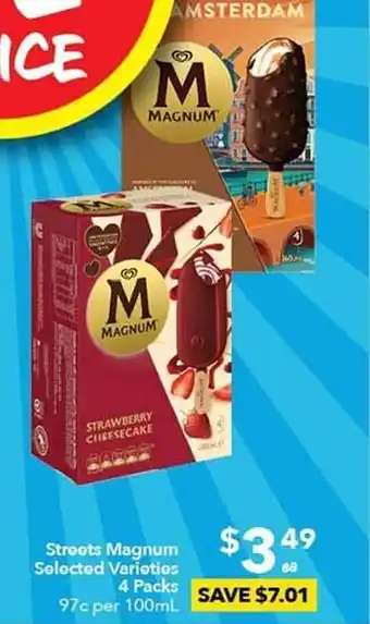 Ritchies Streets magnum 4 packs offer