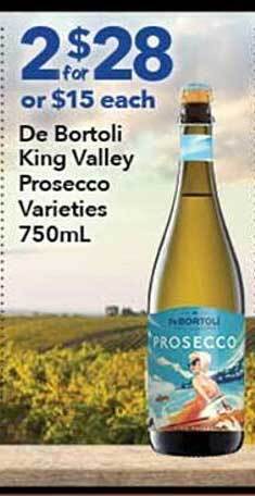 Ritchies De bortoli king valley prosecco varieties 750ml offer