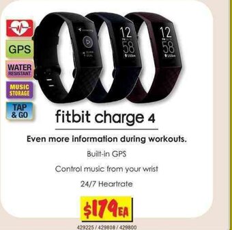 JB Hi-Fi Fitbit Charge 4 offer