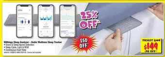 JB Hi-Fi Withings Sleep Analyzer - Under Mattress Sleep Tracker offer