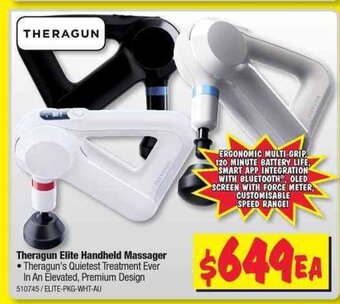 JB Hi-Fi Theragun Elite Handheld Massager offer