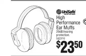 Bunnings Unisafe high performance ear muffs offer