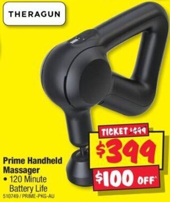 JB Hi-Fi Prime Handheld Massager offer