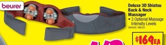 JB Hi-Fi Deluxe 3D Shiatsu Back & Neck Massager offer