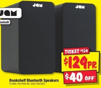 JB Hi-Fi Bookshelf Bluetooth Speakers offer