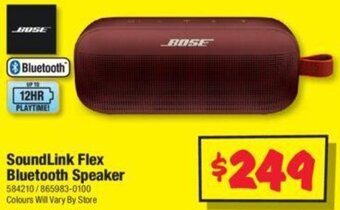 JB Hi-Fi Soundlink Flex Bluetooth Speaker offer