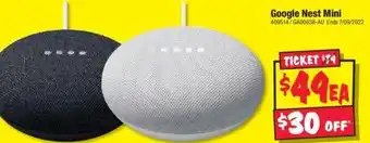 JB Hi-Fi Google Nest Mini offer