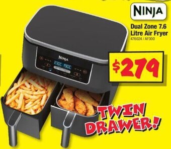 JB Hi-Fi Dual Zone 7.6 Litre Air Fryer offer