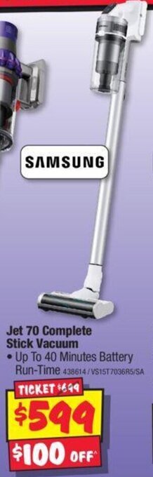 JB Hi-Fi Jet 70 Complete Stick Vacuum offer