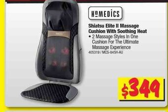 JB Hi-Fi Shiatsu Elite II Massage Cushion With Soothing Heat offer