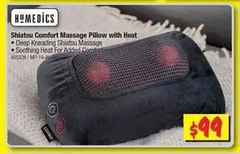 JB Hi-Fi Homedics Comfort Massage Pillow with Heat offer