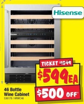 JB Hi-Fi 46 Bottle Wine Cabinet offer