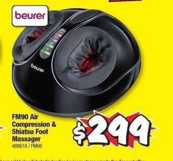 JB Hi-Fi Beurer - FM90 Air Compression & Shiatsu Foot Massager offer