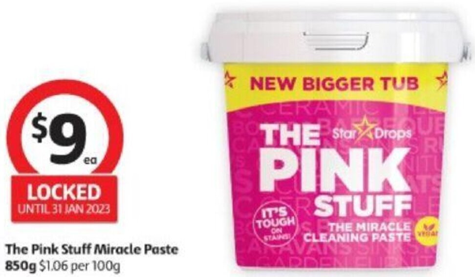 The Pink Stuff Miracle Paste 850g offer at Coles