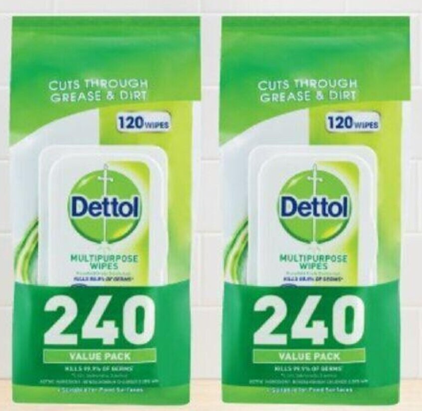 Dettol Disinfectant Wipes 240 Pack offer at Coles