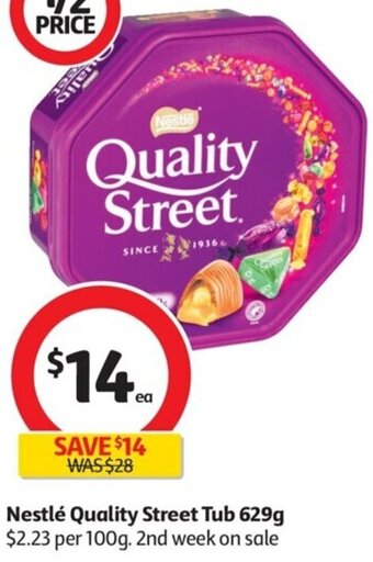 Nestlé Quality Street Tub 629g