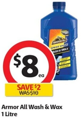Coles Armor All Wash & Wax 1 Litre offer