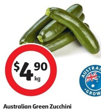 Coles Australian Green Zucchini offer