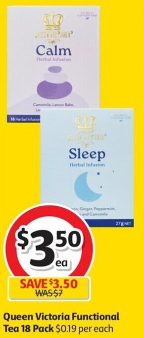 Coles Queen Victoria Functional Tea 18 Pack offer