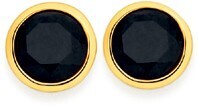 Prouds 9ct gold black sapphire studs offer