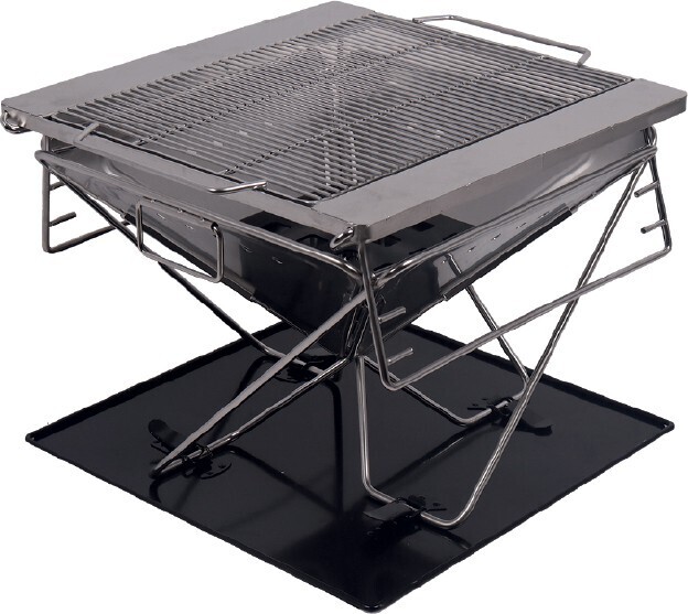 Spinifex folding fire pit offer at Anaconda