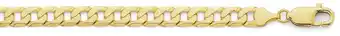 Angus & Coote 9ct gold 50cm solid bevelled curb chain offer