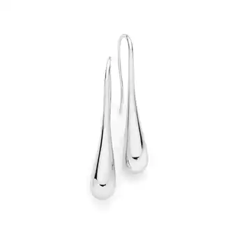 Angus & Coote Sterling silver bomber drop earrings offer