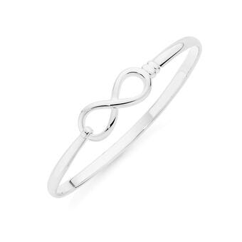 Angus & Coote Sterling silver infinity bangle offer
