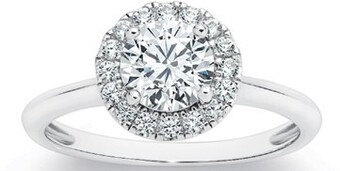 Angus & Coote Sterling silver cubic zirconia small round cluster ring offer