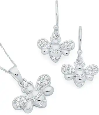 Goldmark Sterling silver cubic zirconia set of two offer