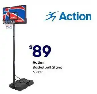BIG W Action basketball stand offer